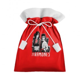 Подарочный 3D мешок с принтом Ramones в Петрозаводске, 100% полиэстер | Размер: 29*39 см | Тематика изображения на принте: группа | джонни | джоуи | ди ди томми | марки | панк | рамон | рамонес | рамоунз | рамоунс | рок | хард