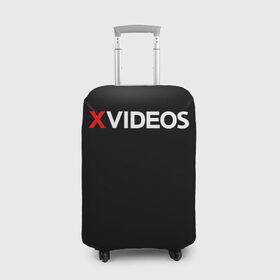 Чехол для чемодана 3D с принтом Xvideos в Петрозаводске, 86% полиэфир, 14% спандекс | двустороннее нанесение принта, прорези для ручек и колес | Тематика изображения на принте: xvideos