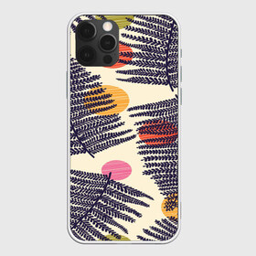 Чехол для iPhone 12 Pro Max с принтом Тропики паттерн в Петрозаводске, Силикон |  | Тематика изображения на принте: fashion | leaf | листья | мода | море | отдых | природа | тропики