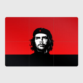 Магнитный плакат 3Х2 с принтом Che Guevara в Петрозаводске, Полимерный материал с магнитным слоем | 6 деталей размером 9*9 см | 