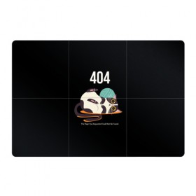 Магнитный плакат 3Х2 с принтом ERROR 404 в Петрозаводске, Полимерный материал с магнитным слоем | 6 деталей размером 9*9 см | Тематика изображения на принте: 