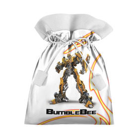 Подарочный 3D мешок с принтом Bumblebee в Петрозаводске, 100% полиэстер | Размер: 29*39 см | Тематика изображения на принте: bumblebee | бамблби | герой | камаро | прайм | трансформеры | фильм | шевроле