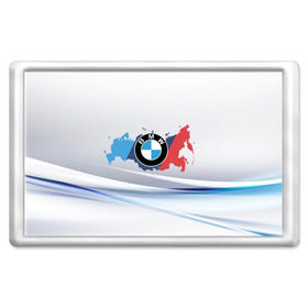 Магнит 45*70 с принтом BMW BRAND SPORT в Петрозаводске, Пластик | Размер: 78*52 мм; Размер печати: 70*45 | 