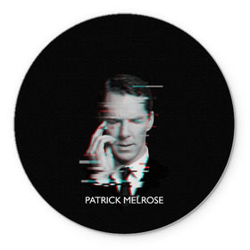 Коврик круглый с принтом Patrick Melrose в Петрозаводске, резина и полиэстер | круглая форма, изображение наносится на всю лицевую часть | benedict cumberbatch | patrick melrose | бенедикт камбербэтч | патрик мелроуз