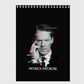 Скетчбук с принтом Patrick Melrose в Петрозаводске, 100% бумага
 | 48 листов, плотность листов — 100 г/м2, плотность картонной обложки — 250 г/м2. Листы скреплены сверху удобной пружинной спиралью | benedict cumberbatch | patrick melrose | бенедикт камбербэтч | патрик мелроуз