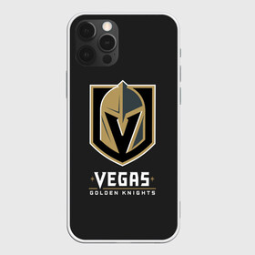 Чехол для iPhone 12 Pro с принтом Vegas Golden Knights в Петрозаводске, силикон | область печати: задняя сторона чехла, без боковых панелей | Тематика изображения на принте: 