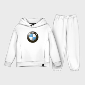 Детский костюм хлопок Oversize с принтом BMW в Петрозаводске,  |  | bmw | logo | бмв | логотип бмв