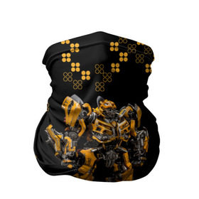 Бандана-труба 3D с принтом Бамблби в Петрозаводске, 100% полиэстер, ткань с особыми свойствами — Activecool | плотность 150‒180 г/м2; хорошо тянется, но сохраняет форму | bumblebee | бамблби | герой | камаро | прайм | трансформеры | фильм | шевроле