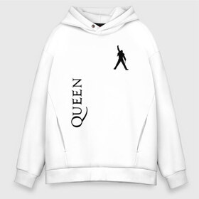 Мужское худи Oversize хлопок с принтом Queen в Петрозаводске, френч-терри — 70% хлопок, 30% полиэстер. Мягкий теплый начес внутри —100% хлопок | боковые карманы, эластичные манжеты и нижняя кромка, капюшон на магнитной кнопке | paul rodgers | queen | quen | брайан мэй | глэм | группа | джон дикон | квин | королева | куин | меркури | меркьюри | мэркури | поп | роджер тейлор | рок | фредди | фреди | хард | хардрок