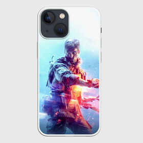 Чехол для iPhone 13 mini с принтом Battlefield 5 Man в Петрозаводске,  |  | battlefield | battlefield5 | battlefieldv | батла | батлфилд | батлфилд5 | игра