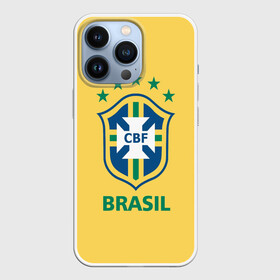 Чехол для iPhone 13 Pro с принтом Сборная Бразилии в Петрозаводске,  |  | Тематика изображения на принте: сборная бразилии | футбол