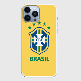 Чехол для iPhone 13 Pro Max с принтом Сборная Бразилии в Петрозаводске,  |  | Тематика изображения на принте: сборная бразилии | футбол