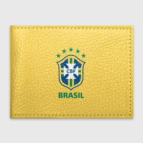 Обложка для студенческого билета с принтом Сборная Бразилии в Петрозаводске, натуральная кожа | Размер: 11*8 см; Печать на всей внешней стороне | сборная бразилии | футбол