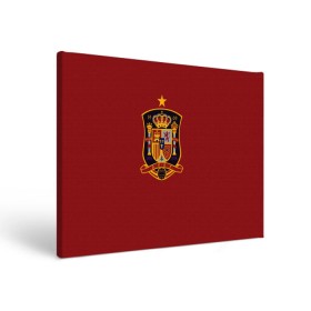 Холст прямоугольный с принтом Сборная Испании в Петрозаводске, 100% ПВХ |  | Тематика изображения на принте: сборная испании | футбол