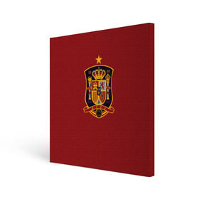 Холст квадратный с принтом Сборная Испании в Петрозаводске, 100% ПВХ |  | сборная испании | футбол