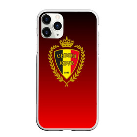 Чехол для iPhone 11 Pro Max матовый с принтом Сборная Бельгии в Петрозаводске, Силикон |  | сборная бельгии | футбол  | чемпионат мира