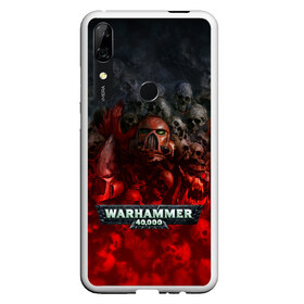 Чехол для Honor P Smart Z с принтом Warhammer 40000 Dawn Of War в Петрозаводске, Силикон | Область печати: задняя сторона чехла, без боковых панелей | Тематика изображения на принте: relic entertainment | warhammer 40000: dawn of war | черепа