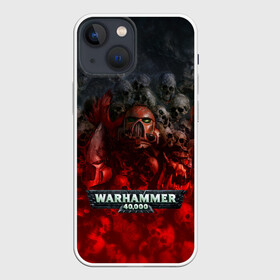 Чехол для iPhone 13 mini с принтом Warhammer 40000: Dawn Of War в Петрозаводске,  |  | Тематика изображения на принте: relic entertainment | warhammer 40000: dawn of war | черепа