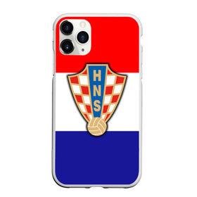 Чехол для iPhone 11 Pro матовый с принтом Сборная Хорватии флаг в Петрозаводске, Силикон |  | европы | хорватия | чемпионат мира | чм