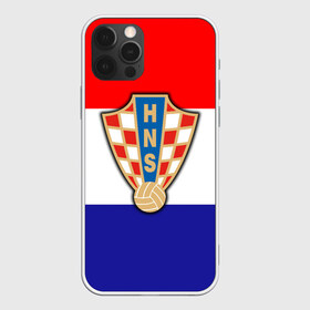 Чехол для iPhone 12 Pro Max с принтом Сборная Хорватии флаг в Петрозаводске, Силикон |  | Тематика изображения на принте: европы | хорватия | чемпионат мира | чм