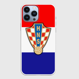 Чехол для iPhone 13 Pro Max с принтом Сборная Хорватии флаг в Петрозаводске,  |  | Тематика изображения на принте: европы | хорватия | чемпионат мира | чм