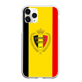 Чехол для iPhone 11 Pro матовый с принтом Сборная Бельгии флаг в Петрозаводске, Силикон |  | бельгия | европы | мира | чемпионат | чм