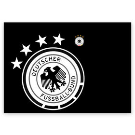 Поздравительная открытка с принтом Сборная Германии Exclusive в Петрозаводске, 100% бумага | плотность бумаги 280 г/м2, матовая, на обратной стороне линовка и место для марки
 | германия | европы | мира | сборная | футбол | чемпионат | чм