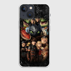 Чехол для iPhone 13 mini с принтом Как приручить дракона в Петрозаводске,  |  | how to train your dragon | беззубик | викинги | дракон | как приручить дракона | ночная фурия