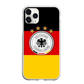 Чехол для iPhone 11 Pro матовый с принтом Сборная Германии флаг в Петрозаводске, Силикон |  | германия | европы | мира | чемпионат | чм