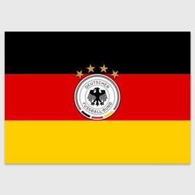 Поздравительная открытка с принтом Сборная Германии флаг в Петрозаводске, 100% бумага | плотность бумаги 280 г/м2, матовая, на обратной стороне линовка и место для марки
 | германия | европы | мира | чемпионат | чм