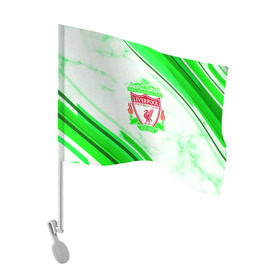 Флаг для автомобиля с принтом Liverpool 2018 в Петрозаводске, 100% полиэстер | Размер: 30*21 см | football | soccer | ливерпуль