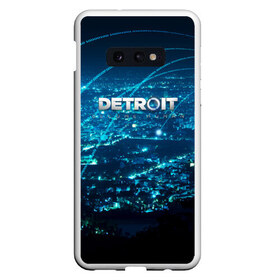 Чехол для Samsung S10E с принтом Detroitbecome human в Петрозаводске, Силикон | Область печати: задняя сторона чехла, без боковых панелей | connor | cyberlife | detroit become human | deviant | kara | markus | ps4 | rk800 |  detroit: become human | детроит | детроит: стать человеком | игры | кара | коннор | конор | кэра | маркус | пиратs | эксклюзив