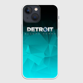 Чехол для iPhone 13 mini с принтом DETROIT BECOME HUMAN в Петрозаводске,  |  | connor | cyberlife | detroit become human | deviant | kara | markus | ps4 | rk800 |  detroit: become human | детроит | детроит: стать человеком | игры | кара | коннор | конор | кэра | маркус | пиратs | эксклюзив