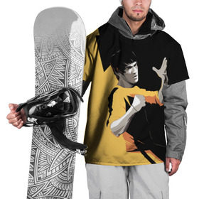 Накидка на куртку 3D с принтом Bruce Lee в Петрозаводске, 100% полиэстер |  | Тематика изображения на принте: bruce lee | актер | боец | воин | звезда | карате