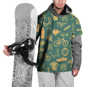 Накидка на куртку 3D с принтом Велосипедист в Петрозаводске, 100% полиэстер |  | bicycle | bike | road | speed | sport | вело | велосипед | велосипедист | гонщик | дорога | здоровье | педали | сила | скорость | спорт | трасса | шлем