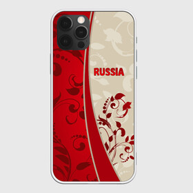 Чехол для iPhone 12 Pro с принтом Russia в Петрозаводске, силикон | область печати: задняя сторона чехла, без боковых панелей | rus | russia | team | мира | российская | россия | рф | сборная | федерация | футбол | чемпионат