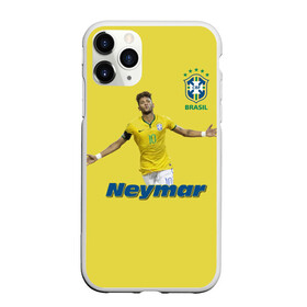 Чехол для iPhone 11 Pro матовый с принтом Неймар в Петрозаводске, Силикон |  | neymar | неймар | сборная бразилии | футбол