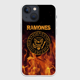 Чехол для iPhone 13 mini с принтом Ramones в Петрозаводске,  |  | ramones | джонни | джоуи | ди ди томми | рамон | рамонес | рамоун | рамоунз | рамоунс | рок группа