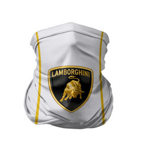 Бандана-труба 3D с принтом LAMBORGHINI BRAND SPORT в Петрозаводске, 100% полиэстер, ткань с особыми свойствами — Activecool | плотность 150‒180 г/м2; хорошо тянется, но сохраняет форму | auto | lamborghini | sport | авто | автомобиль | автомобильные | бренд | ламборджини | лого | логотип | марка | спорт