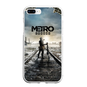 Чехол для iPhone 7Plus/8 Plus матовый с принтом METRO Exodus в Петрозаводске, Силикон | Область печати: задняя сторона чехла, без боковых панелей | 2033 | exodus | last | light | metro | redux | апокалипсис | вирус | зомби | метро | монстры | постапокалипсис | постапокалиптика