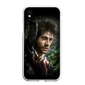 Чехол для iPhone XS Max матовый с принтом Far Cry 3 в Петрозаводске, Силикон | Область печати: задняя сторона чехла, без боковых панелей | 3d | action | fire | rpg | truck | огонь | оружия | открытый  мир | пистолет | фар край