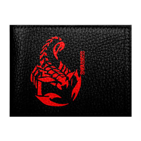 Обложка для студенческого билета с принтом Scorpions в Петрозаводске, натуральная кожа | Размер: 11*8 см; Печать на всей внешней стороне | scorpions | группа | скорпионс | хард | хардрок