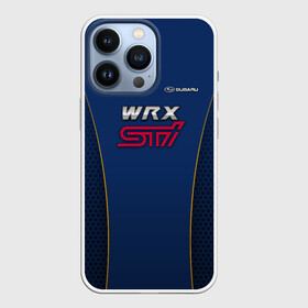 Чехол для iPhone 13 Pro с принтом Субару WRX STI Pro Sport в Петрозаводске,  |  | Тематика изображения на принте: subaru | марка | машины | субару