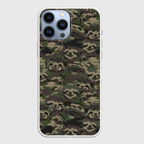 Чехол для iPhone 13 Pro Max с принтом Лига лени в Петрозаводске,  |  | Тематика изображения на принте: камуфляж | ленивец | лень