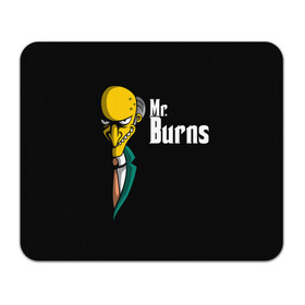 Коврик для мышки прямоугольный с принтом Mr. Burns (Simpsons) в Петрозаводске, натуральный каучук | размер 230 х 185 мм; запечатка лицевой стороны | Тематика изображения на принте: burns | mr | mr. burns | simpsons | мистер бернс | симпсоны