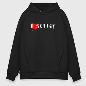 Мужское худи Oversize хлопок с принтом I love Skillet в Петрозаводске, френч-терри — 70% хлопок, 30% полиэстер. Мягкий теплый начес внутри —100% хлопок | боковые карманы, эластичные манжеты и нижняя кромка, капюшон на магнитной кнопке | skilet | skillet | альтернативный | гранж | группа | джен леджер | джон купер | индастриал | кори купер | метал | ню | пост | рок | сет моррисон | симфоник | скилет | хард | христианский