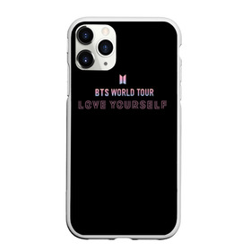 Чехол для iPhone 11 Pro матовый с принтом BTS WORLD TOUR_color в Петрозаводске, Силикон |  | bangtan boys | bts | бантаны | бтс