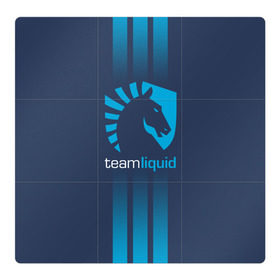 Магнитный плакат 3Х3 с принтом TEAM LIQUID E-SPORT в Петрозаводске, Полимерный материал с магнитным слоем | 9 деталей размером 9*9 см | 2019 | blue | cybersport | esport | liquid | logo | pro league | team | team liquid | киберспорт | логотип | тим ликвид | фирменные цвета