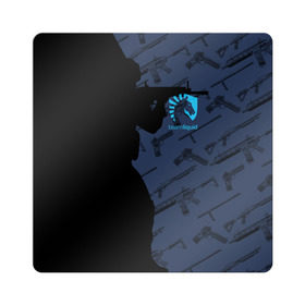 Магнит виниловый Квадрат с принтом TEAM LIQUID E-SPORT CS GO в Петрозаводске, полимерный материал с магнитным слоем | размер 9*9 см, закругленные углы | 2019 | blue | cs go | cybersport | esport | liquid | logo | pro league | team | team liquid | киберспорт | логотип | тим ликвид | фирменные цвета
