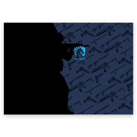 Поздравительная открытка с принтом TEAM LIQUID E-SPORT CS GO в Петрозаводске, 100% бумага | плотность бумаги 280 г/м2, матовая, на обратной стороне линовка и место для марки
 | 2019 | blue | cs go | cybersport | esport | liquid | logo | pro league | team | team liquid | киберспорт | логотип | тим ликвид | фирменные цвета